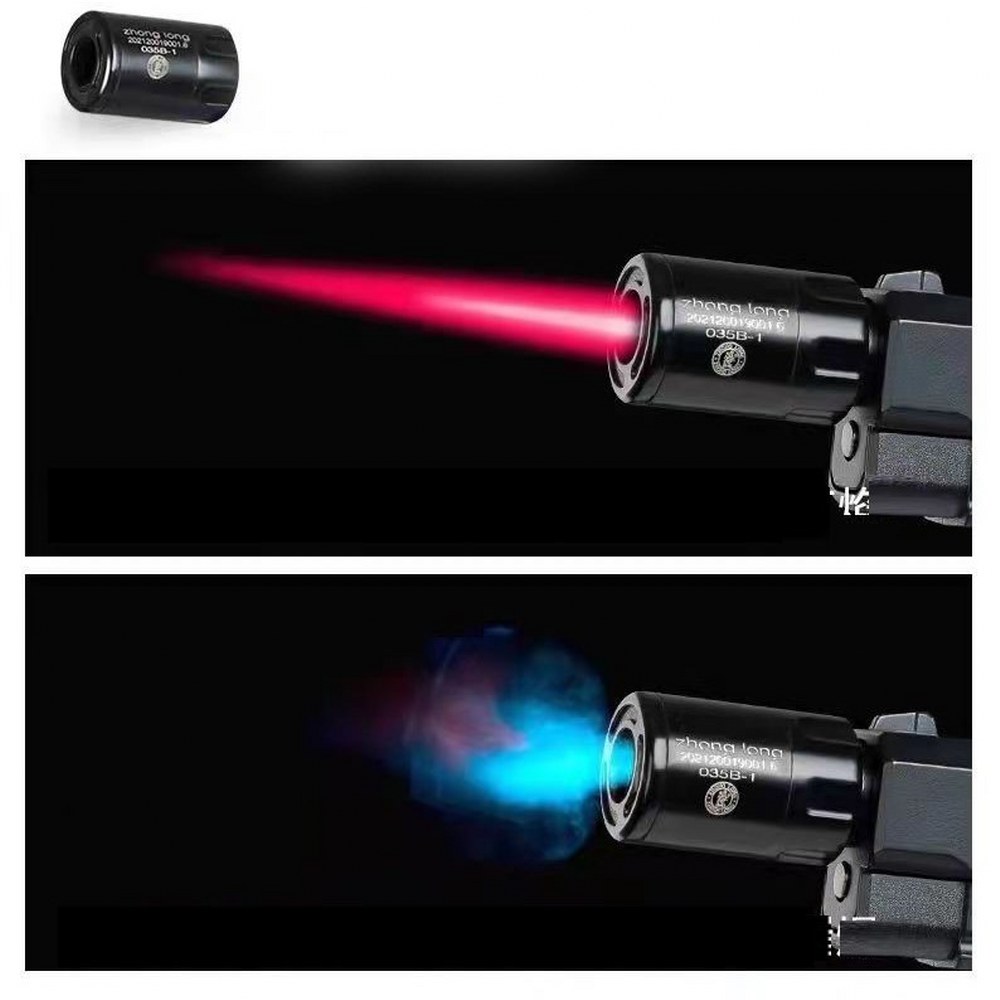 Dan Wesson 10mm Minyatür Tabanca Metal Doldurulabilir Torch Çakmak Yeşil