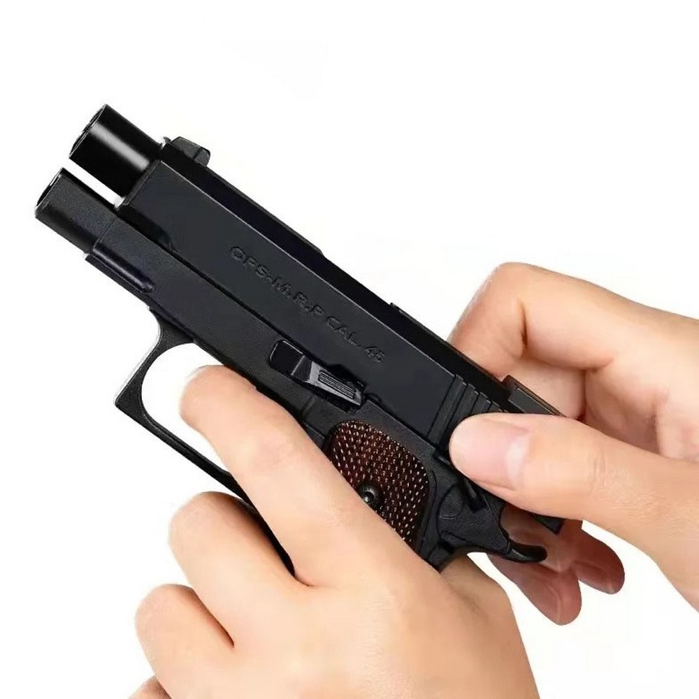 Dan Wesson 10mm Minyatür Tabanca Metal Doldurulabilir Torch Çakmak Yeşil