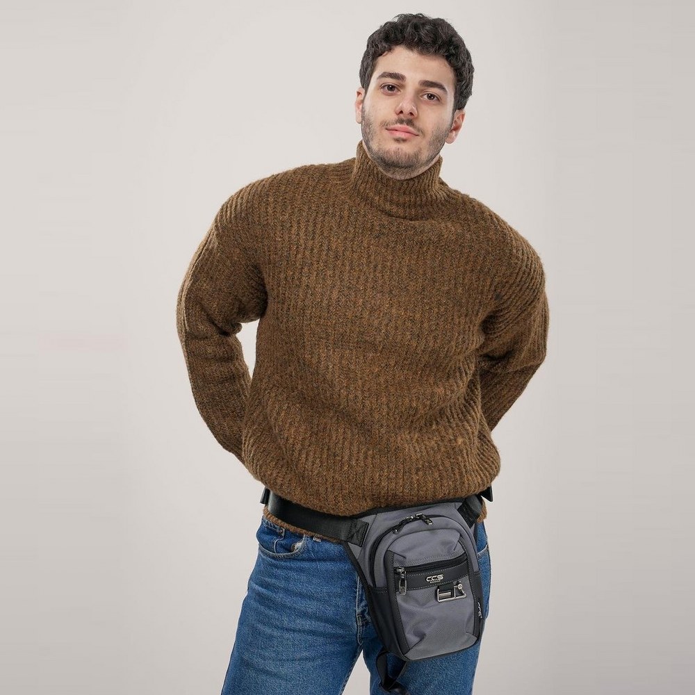 ÇÇS 31535 Bel Bacak Çantası Tarz Konfor ve Fonksiyonel Gri