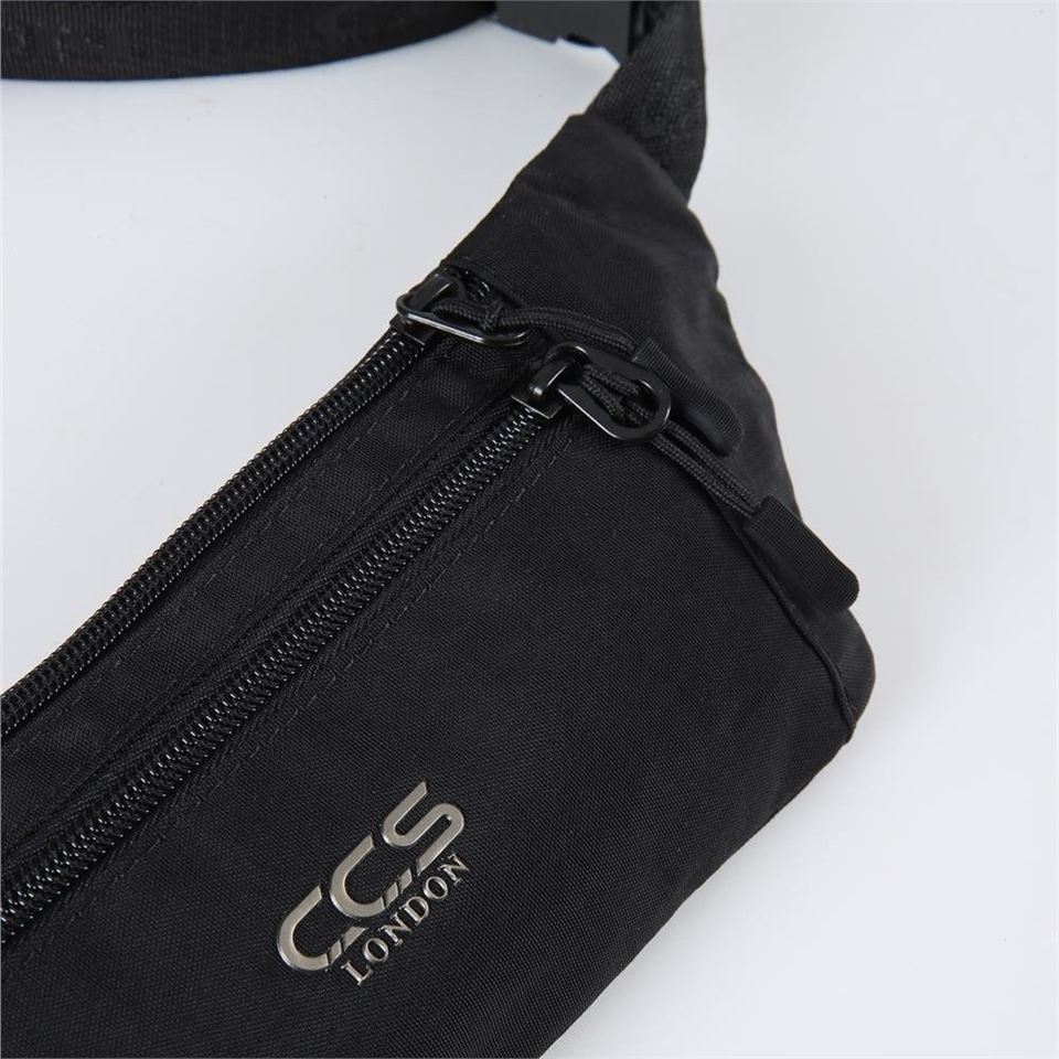 ÇÇS 31414 Slim Sport Bel Çantası Siyah
