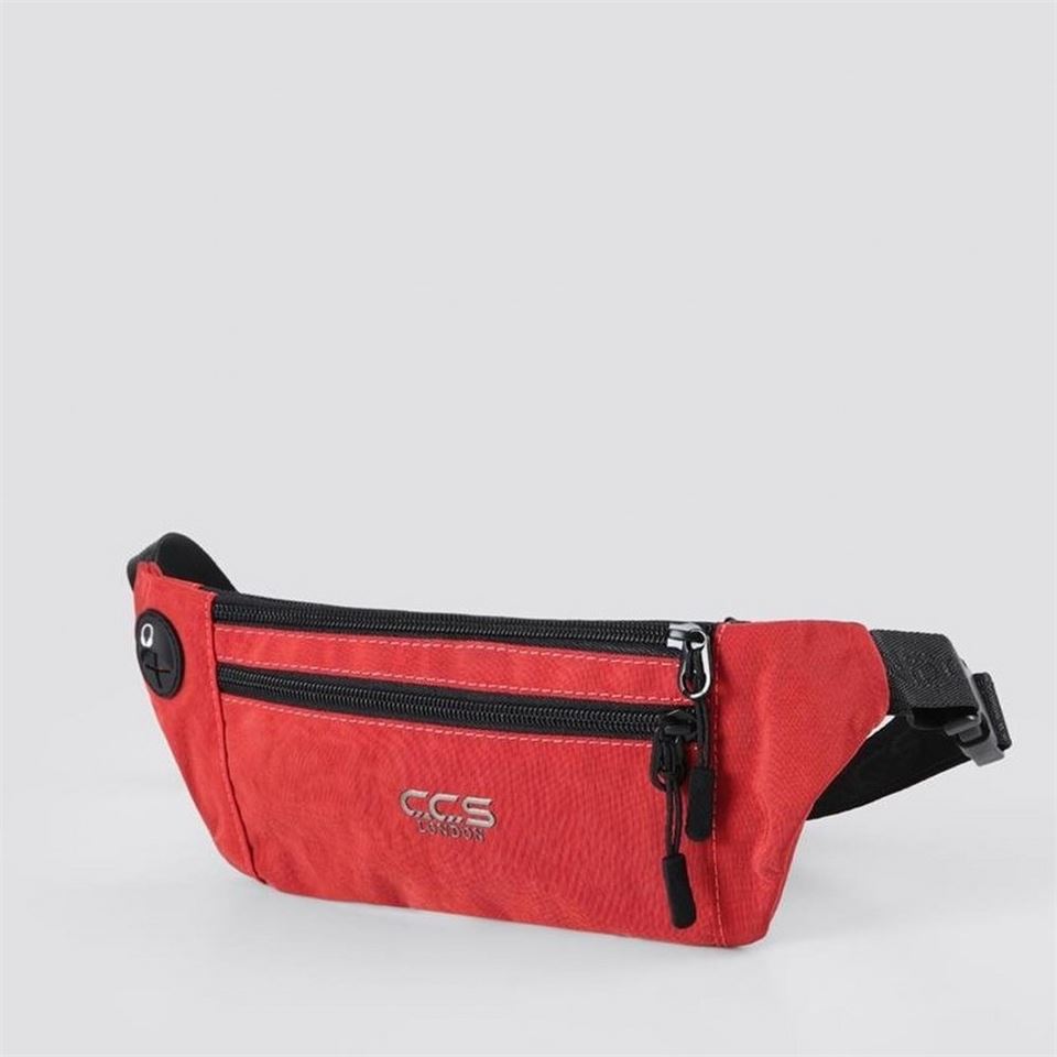 ÇÇS 31414 Slim Sport Bel Çantası Kırmızı