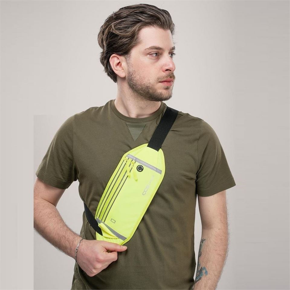 ÇÇS 17712 Bel Çantası Polyester Sport Bel Çantası Sarı