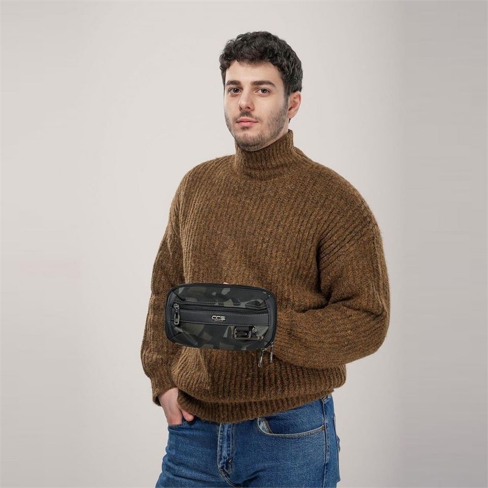 ÇÇS 31531 Çift kullanım Bel ve Dopp Kit El Çantası Kamuflaj