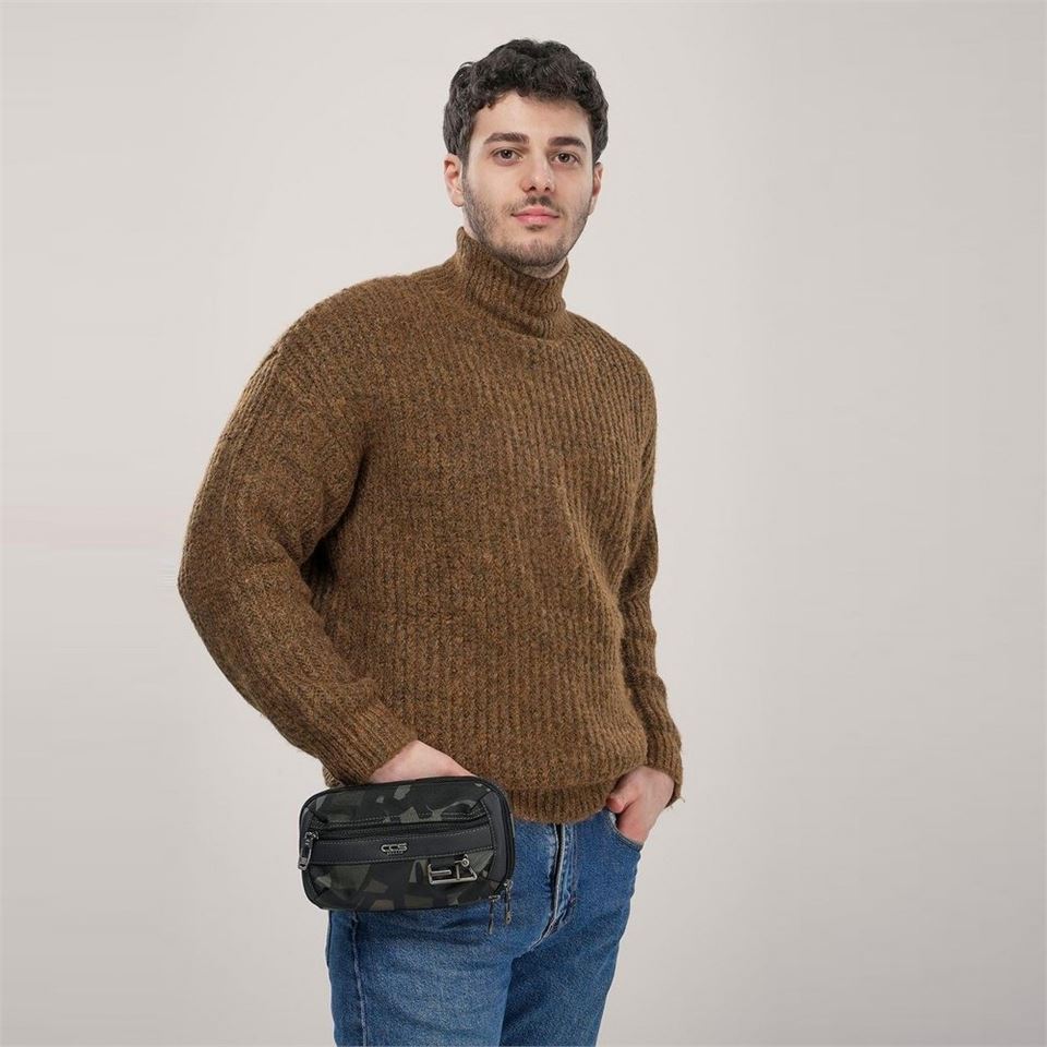 ÇÇS 31531 Çift kullanım Bel ve Dopp Kit El Çantası Kamuflaj