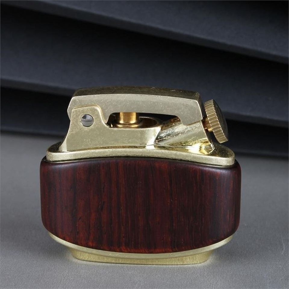 Sm-089T Vintage Benzinli Ahşap Çakmak Kestane