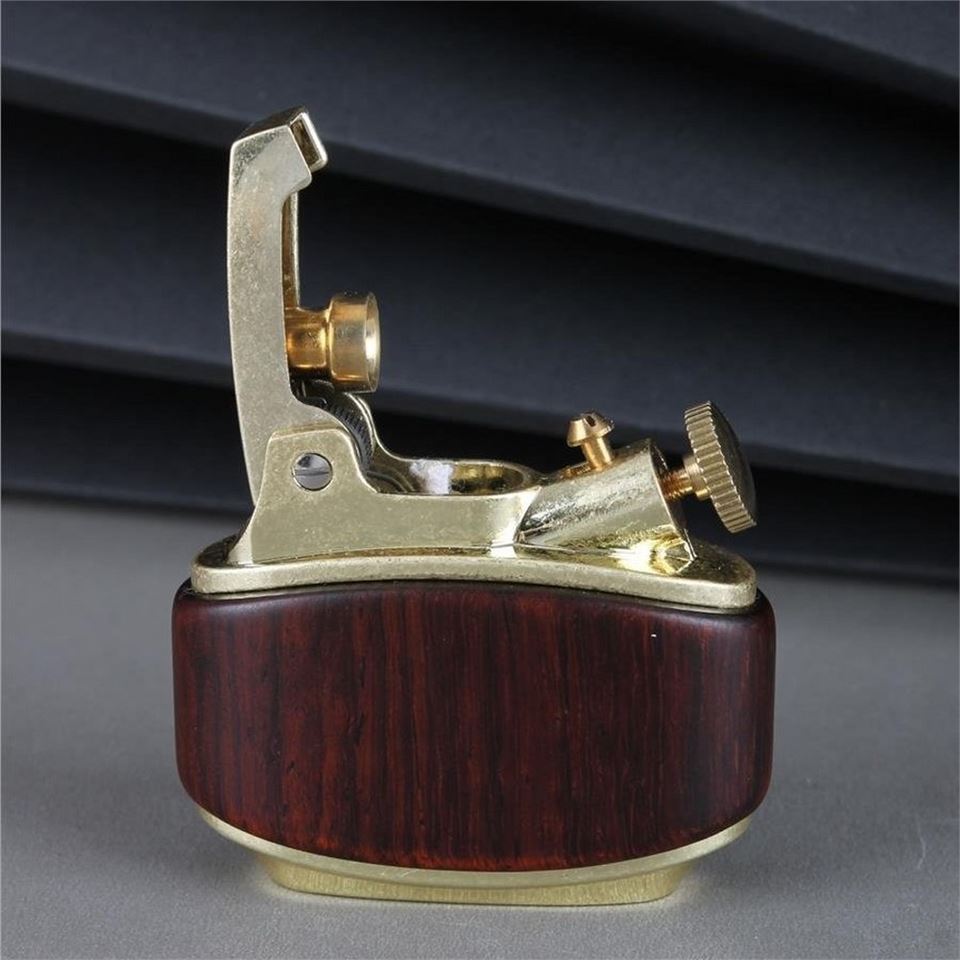 Sm-089T Vintage Benzinli Ahşap Çakmak Kestane