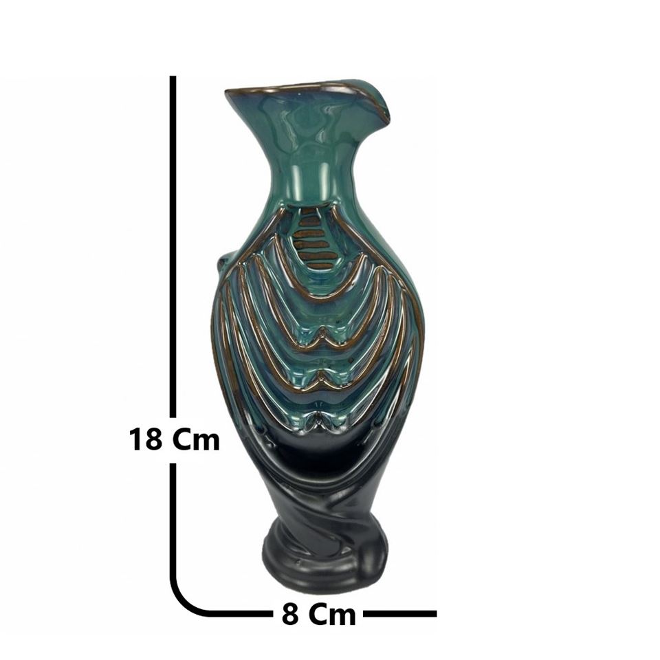 Porselen Geri Akış Tütsü Brülörü +5 Aromatik Tütsü CA5 Yeşil