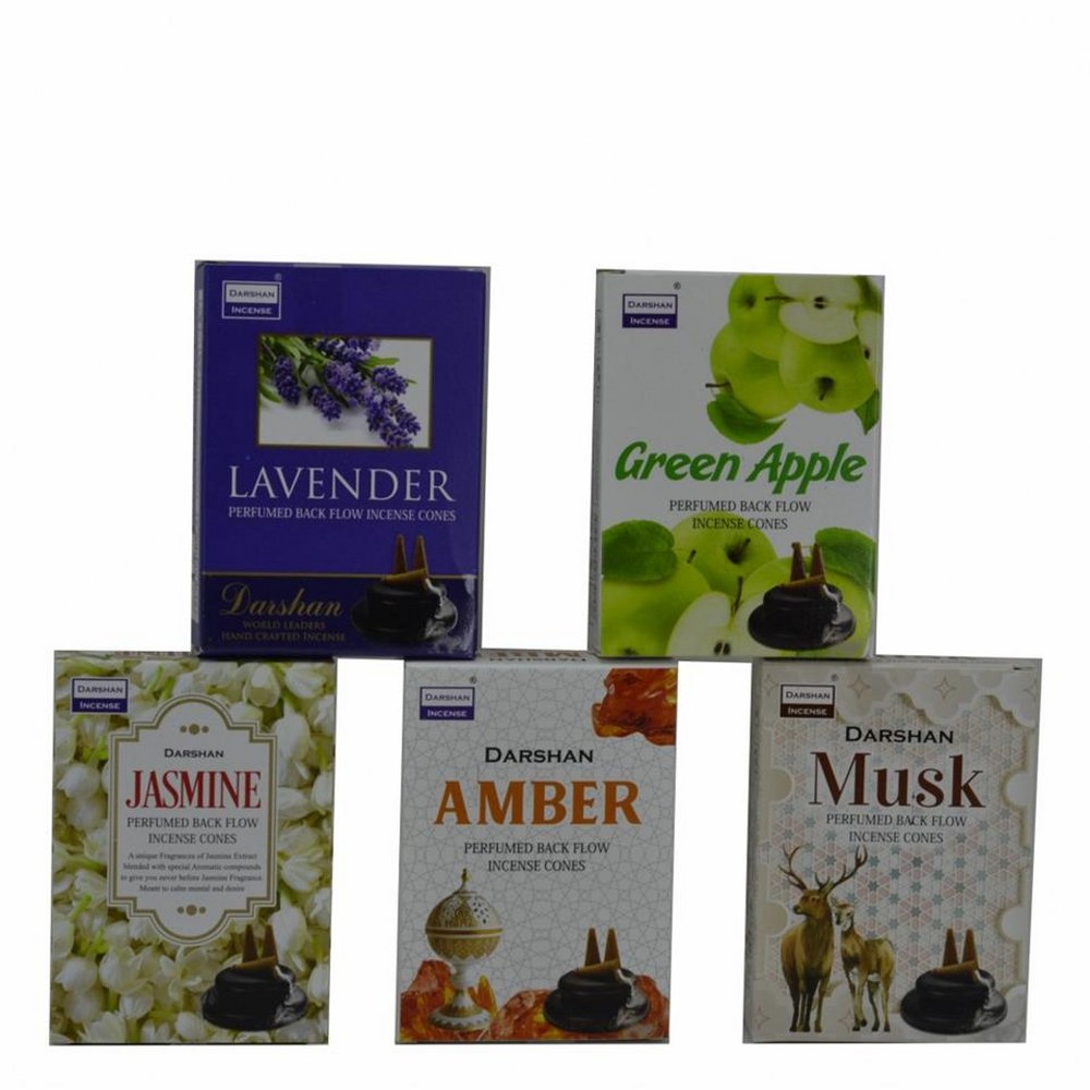 Porselen Geri Akış Tütsü Brülörü +5 Aromatik Tütsü CA6 Yeşil