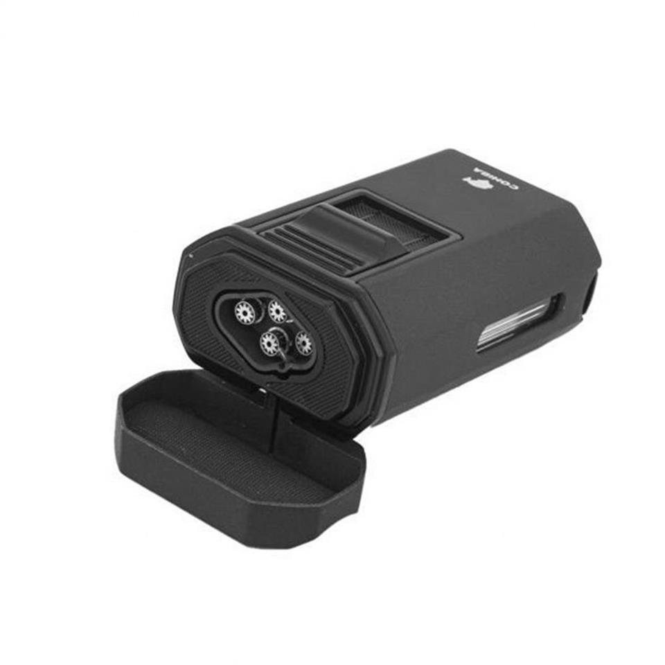 4 Jet Torch Masa Tipi Puro Çakmağı Gri