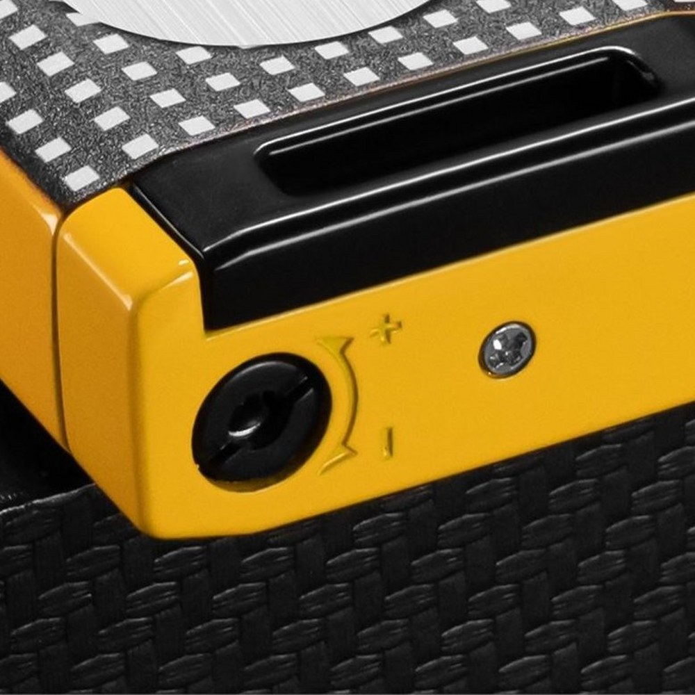 CM0650 3 Jet Torch Kesicili Puro Çakmağı Sarı