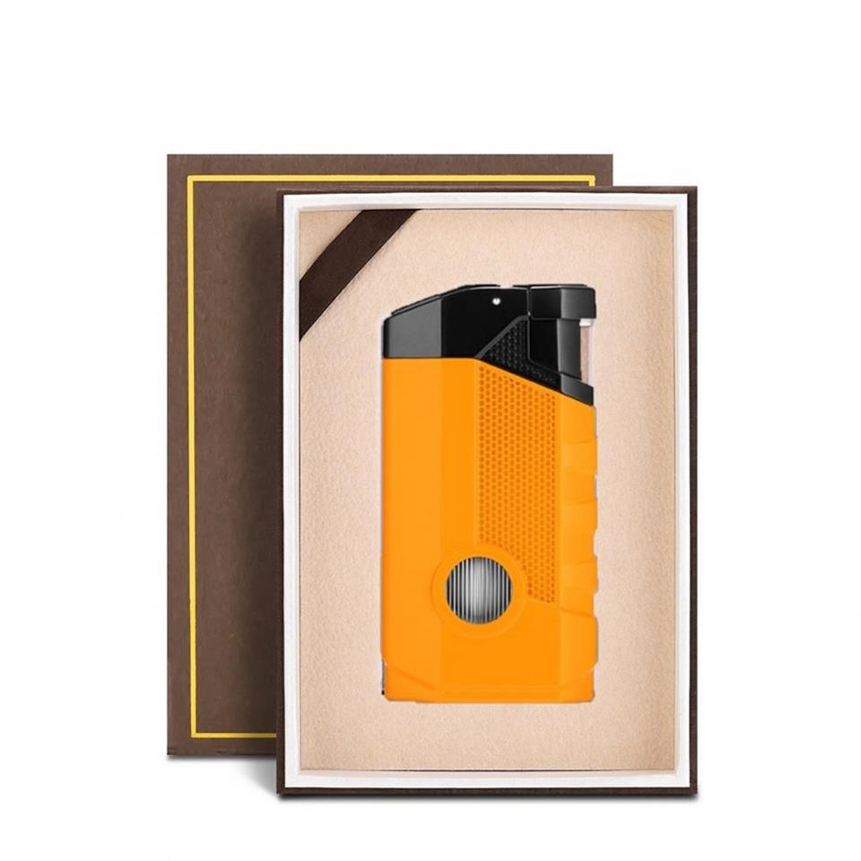 CM0649 3 Jet Torch Puro Çakmağı Sarı