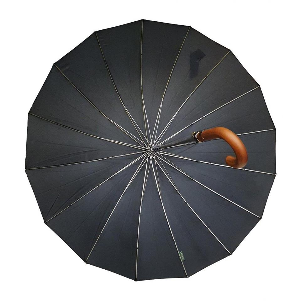 April A241G Premium Baston Şemsiye Siyah 105 Cm