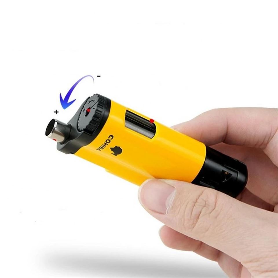 Cohiba CCM0776 Jet Torch Delicili Puro Çakmağı Sarı