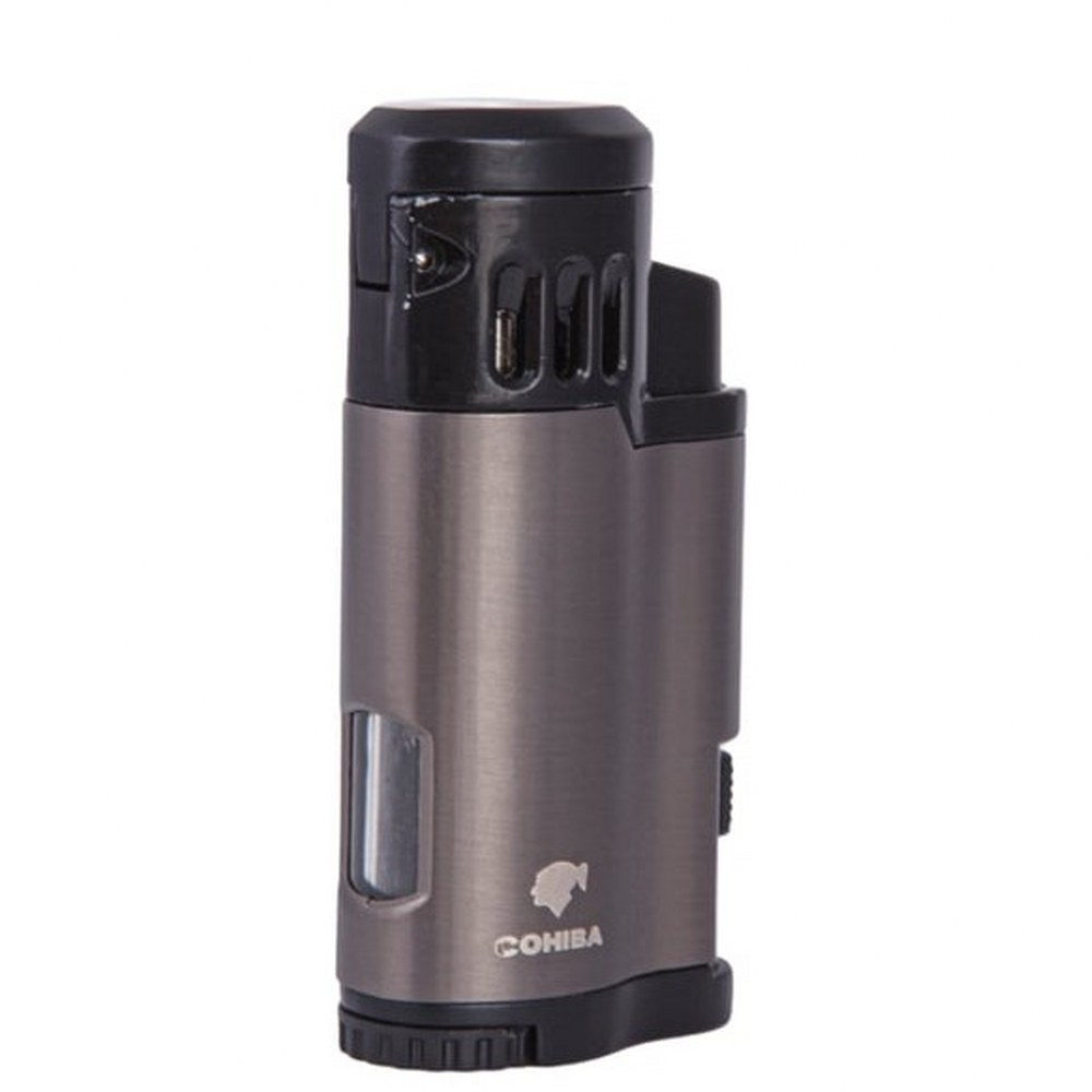 Cohiba CCM0776 Jet Torch Delicili Puro Çakmağı Gri