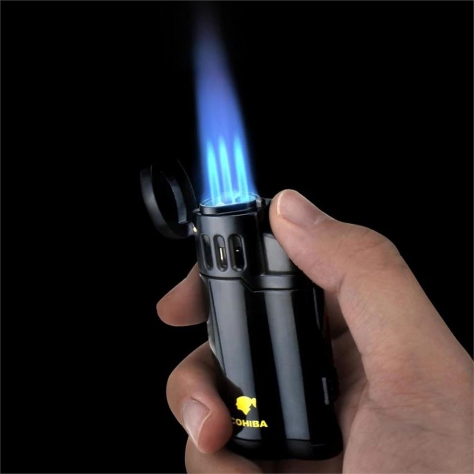 Cohiba CCM0776 Jet Torch Delicili Puro Çakmağı Siyah