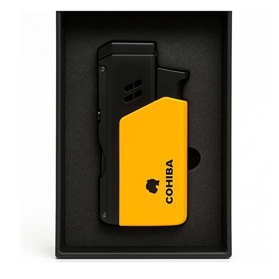 Cohiba CCM6680 Dahili Delici & İğne Tek Torch Pürmüz Puro Çakmağı