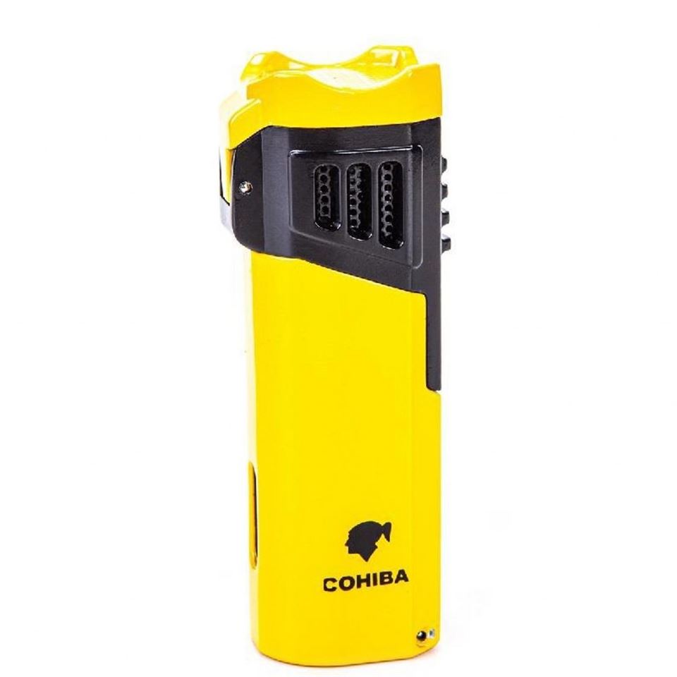 Cohiba CCM0623 4 Torch Gunmetal Puro Çakmağı Sarı