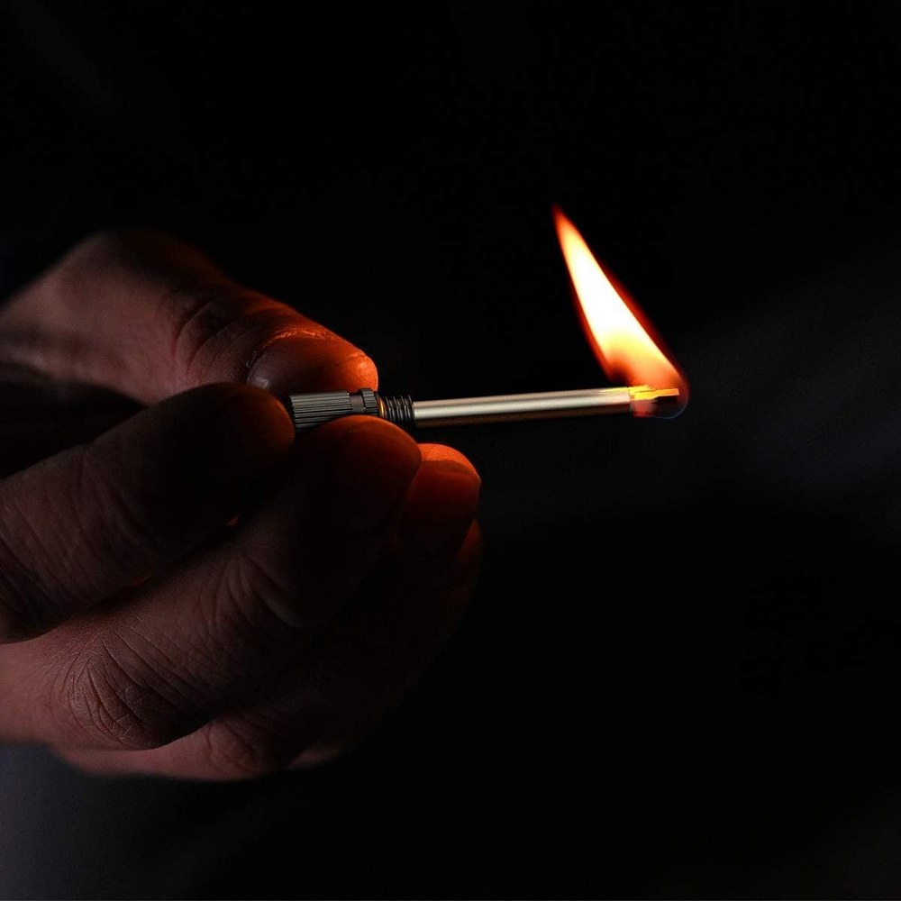 Benzinli Anahtarlık Survive Kibrit Çakmak Antik Renk