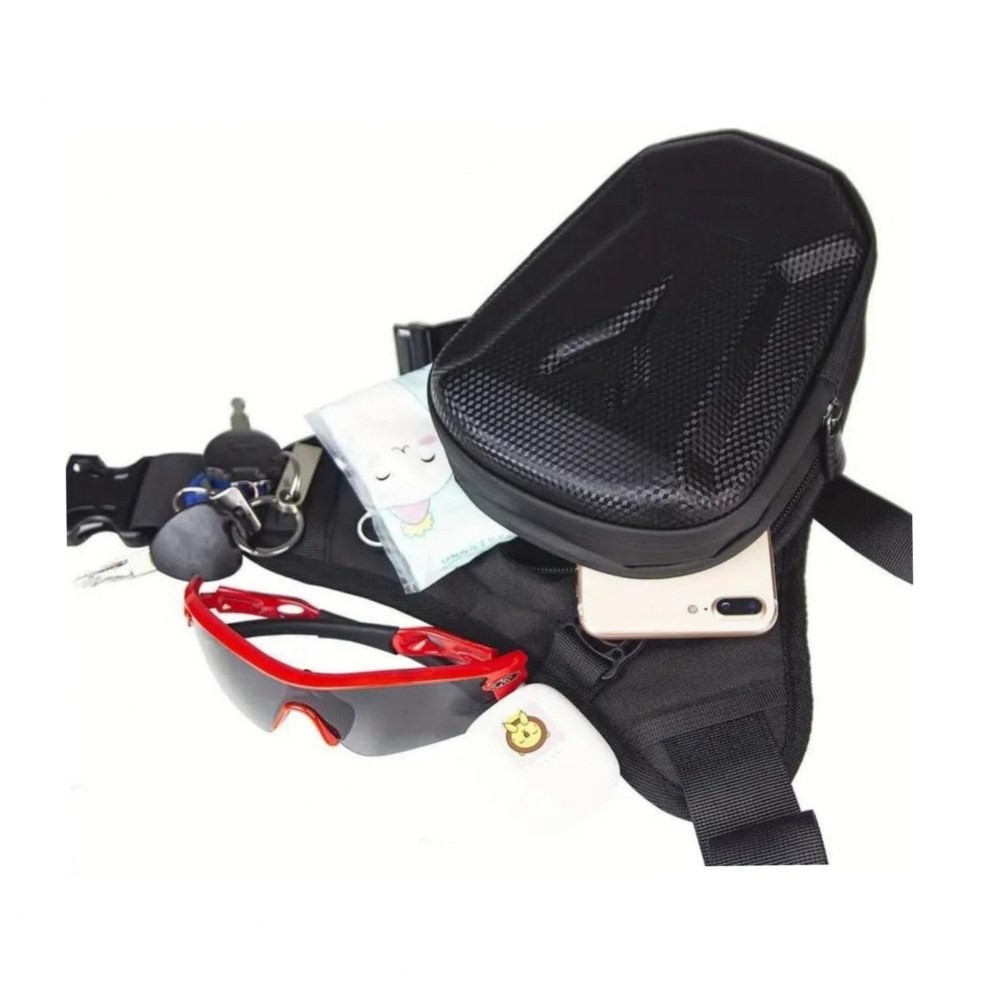 Newish Polo Motosiklet Kurye Su Geçirmez Bel Bacak Omuz Çanta