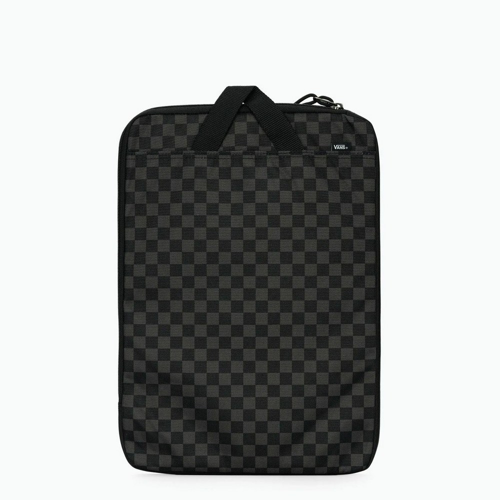 Vans 13-15 İnch Bilgisayar Kılıfı Macbook Çantası Siyah Gri