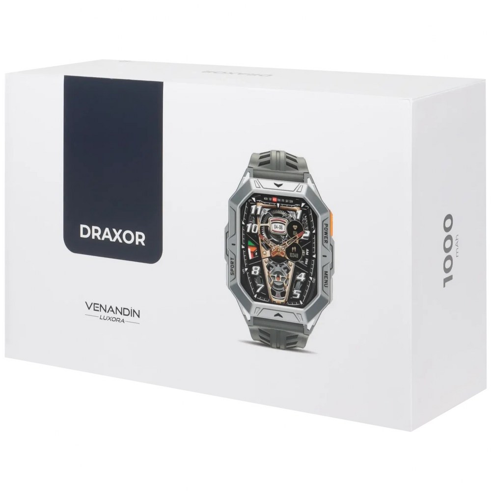 Venandin SMDRX-001 Draxor Akıllı Saat Bluetooth Arama Spor Sağlık Takibi