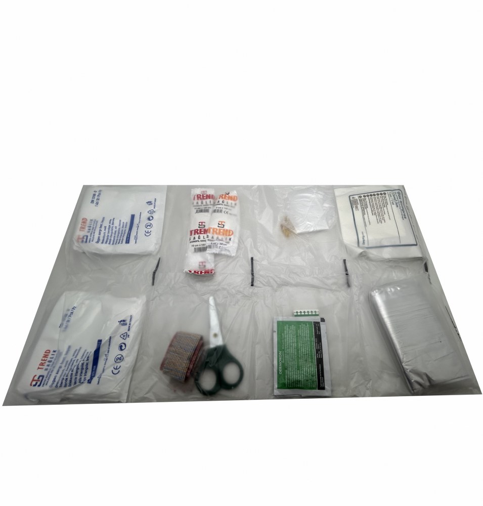 Taşınabilir Mini Çantalı İlk Yardım Seti - Araç Ev ve Seyahat Tipi Acil Durum Kiti