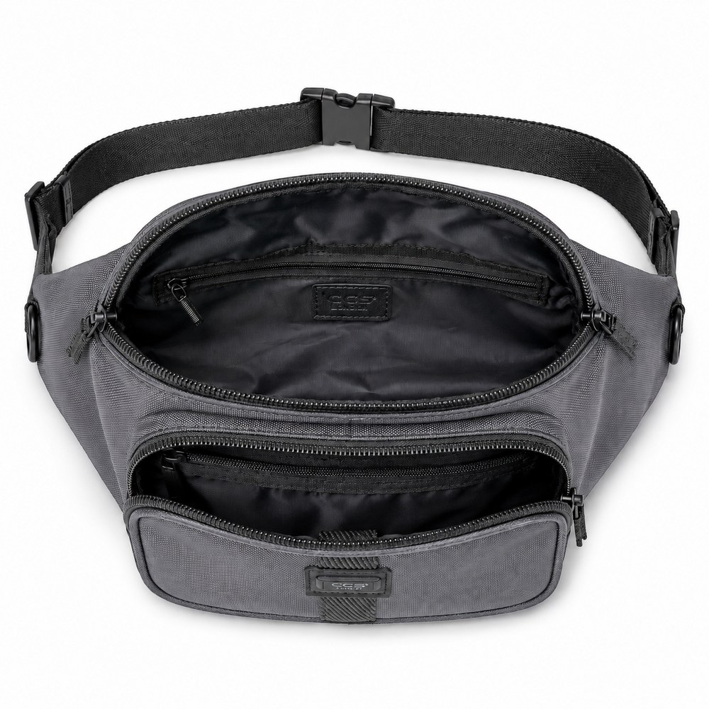 ÇÇS 31642 Pratik ve Kompakt Bel Çantası - Günlük Kullanım Gri