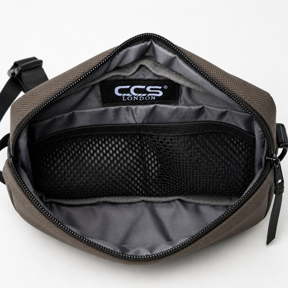ÇÇS 31417 XL Çok Bölmeli Fonksiyonel Bel ve Omuz Çantası Haki